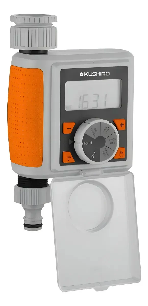 Producto - Programador Riego Timer Digital Kushiro Canilla Goteo 1 Zona Color Naranja