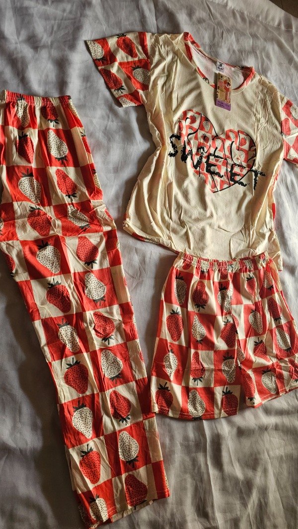 Producto - PIJAMAS 3 piezas con diseños