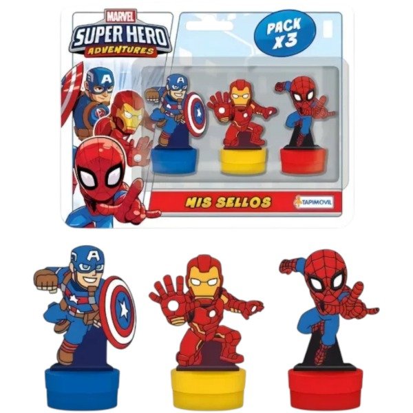 Producto - MIS SELLOS: MARVEL SUPER HERO! (Set x3)