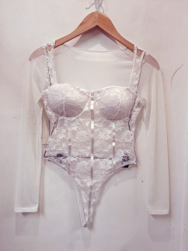 Producto - Body encaje white