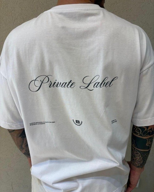 Producto - Remera Oversize Private Blanca - 1