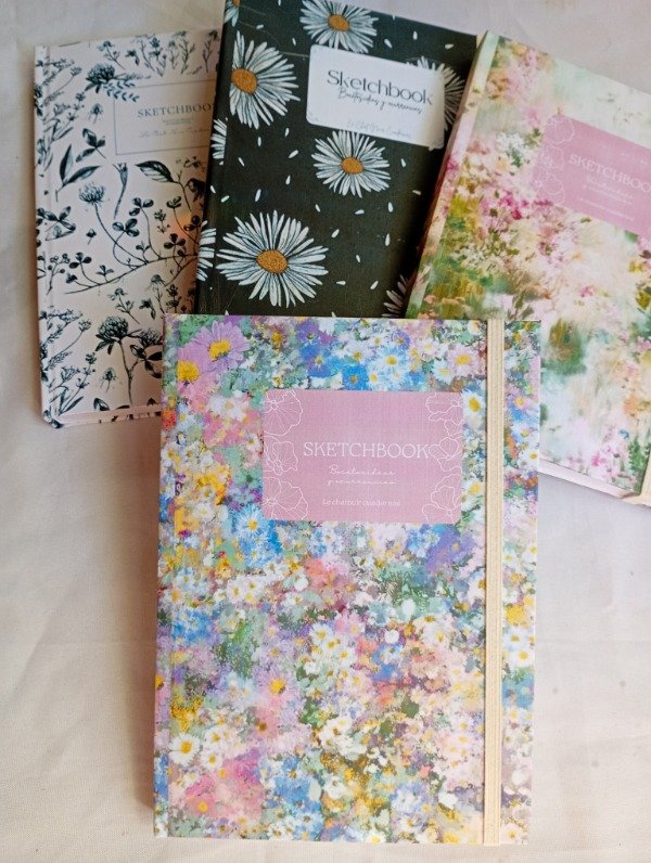 Producto - SketchBook A5 Flores cute - 2