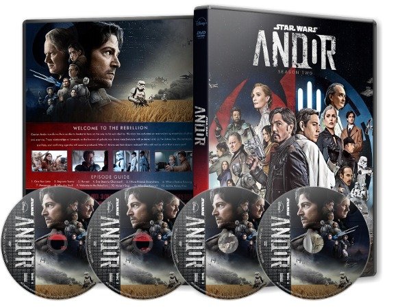 Producto - Star Wars Andor Temporada 2 Serie En Dvd Latino/ingles