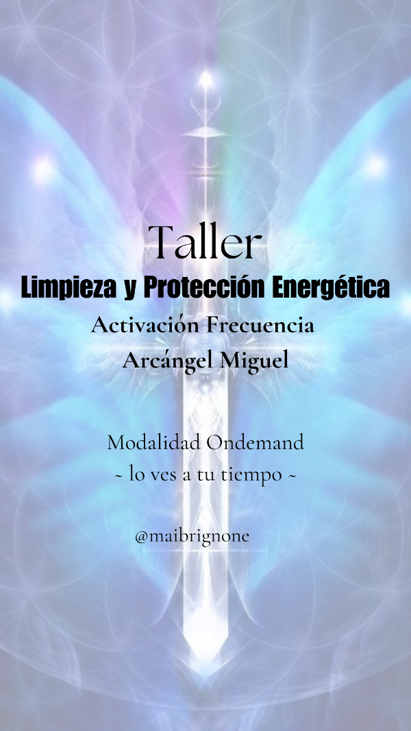 Producto - Taller Limpieza y Protección Energética - Arcángel Miguel - Ondemand
