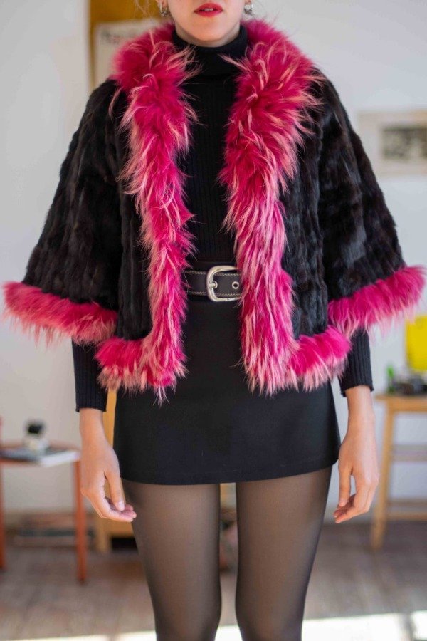 Producto - Chaqueta Fur Pink Talle:M