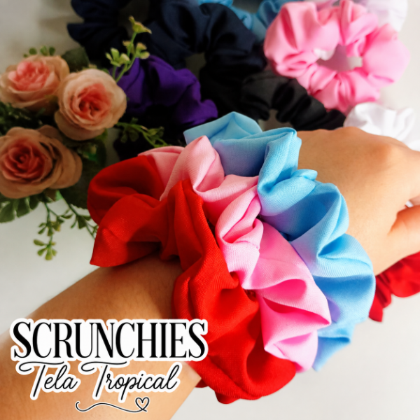 Producto - SCRUNCHIES TELA TROPICAL X6u - 0