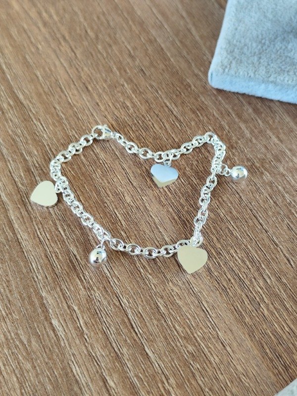 Producto - Pulsera Corazon y perla