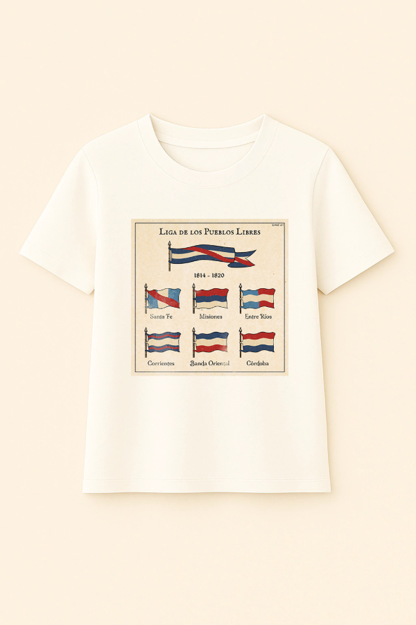 Producto - Liga de Los Pueblos Libres (Blanca Clásica Mujer Frontal)