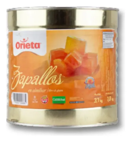 Producto - ZAPALLO ALMÍBAR X 3,1 KG ORIETA