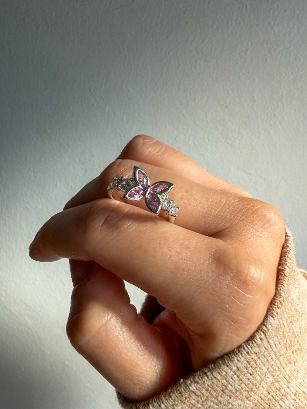 Producto - Anillo Mariposa Rosa