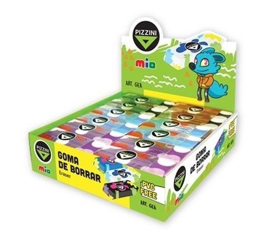 Producto - GOMA DE BORRAR ESCOLAR MANCHAS CAJA X36 PIZZINI