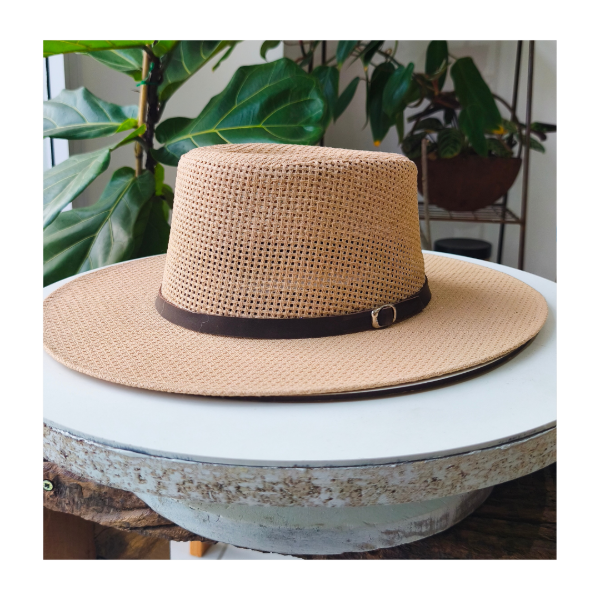 Producto - Sombrero Salteño Algodón Ventilado Tostado - 1