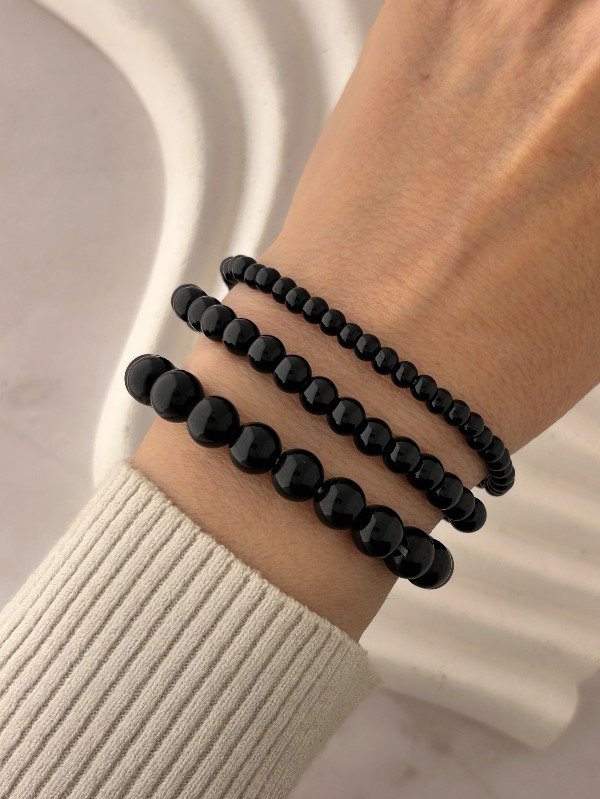 Producto - PULSERA DE PIEDRA NATURAL OBSIDIANA DE PROTECCIÓN 3351