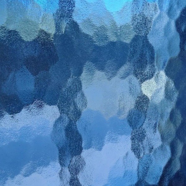 Producto - Vidrio Martele Nacional industrial Azul  30x30