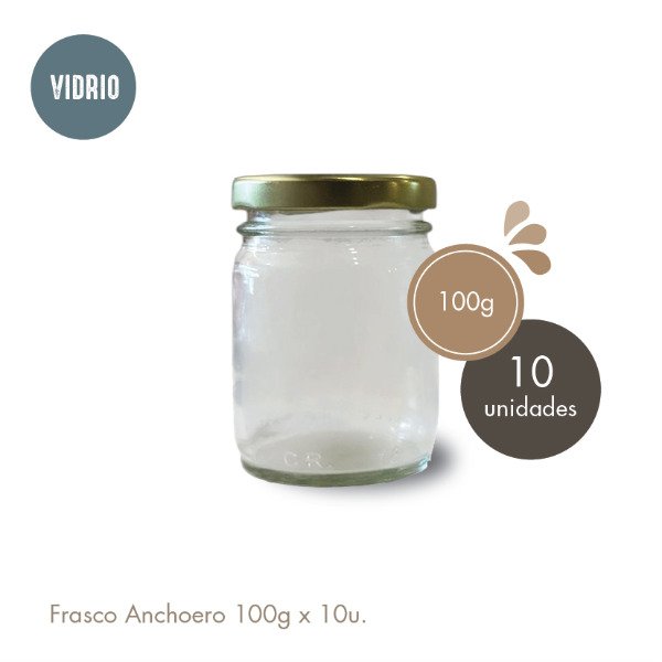 Producto - Frasco de vidrio Anchoero x100g