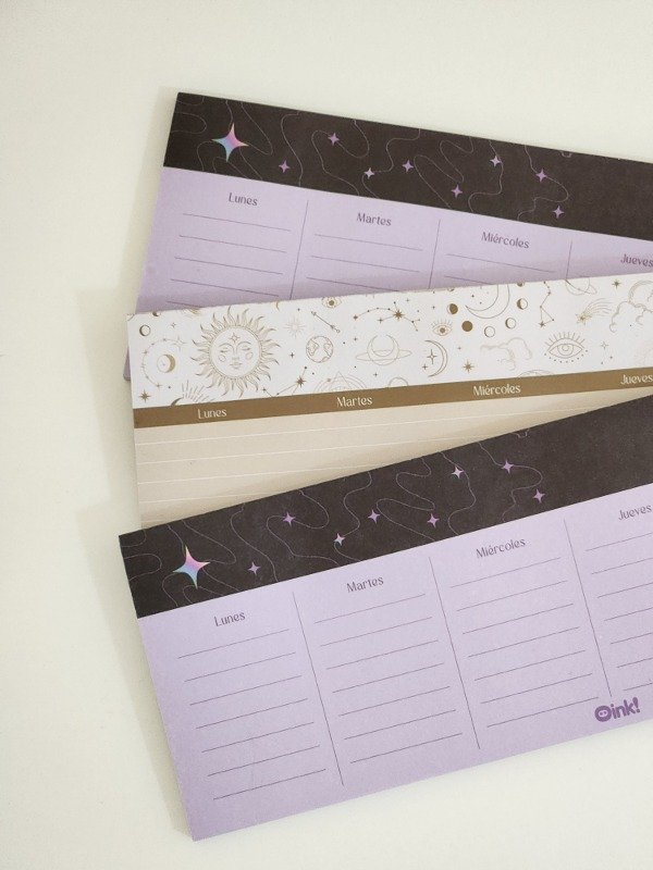 Producto - Planner Semanal alargado