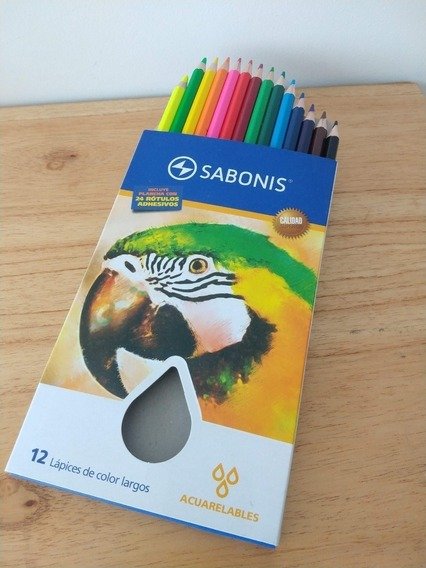Producto - Lapices acuarelables x 12 largos