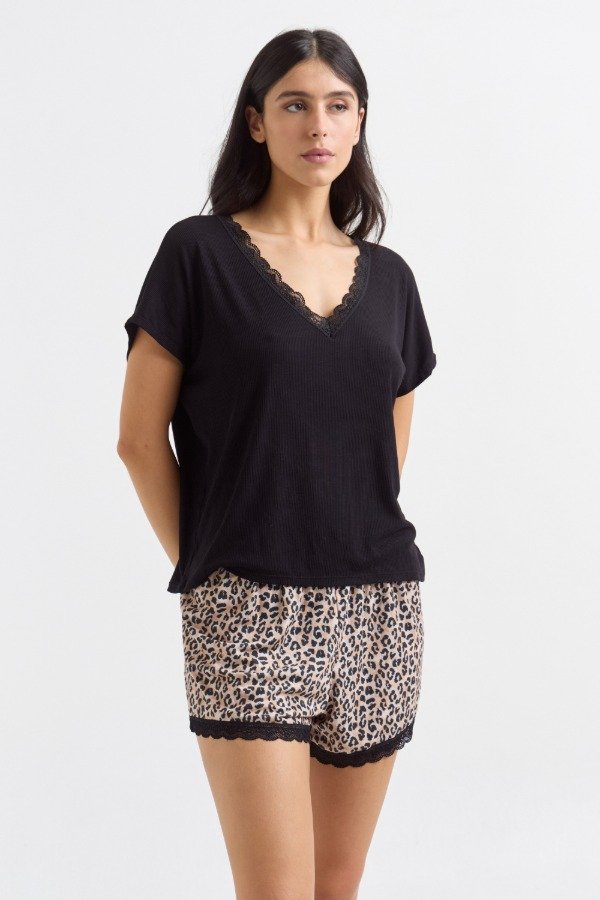 Producto - ANIMAL QUEEN PJ REMERA M/C Y SHORT