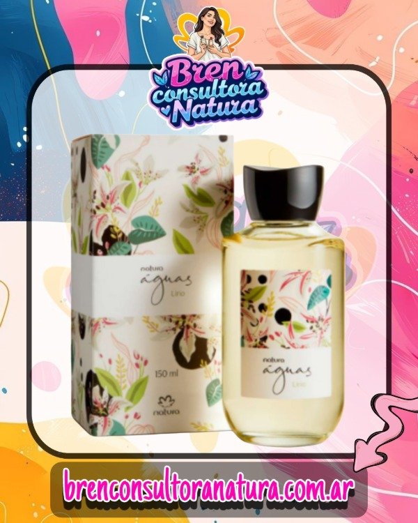 Producto - Colonia Águas de Natura Lirio fragancia femenina 150ml.