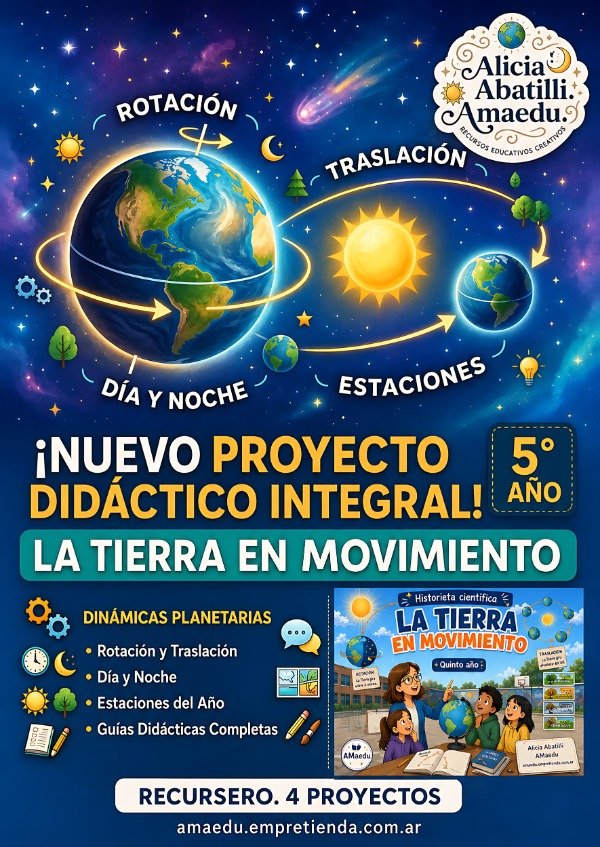 Producto - LA TIERRA EN MOVIMIENTO (Quinto Grado)