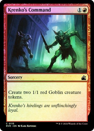 Producto - Krenko's Command Foil  Ravnica Remastered