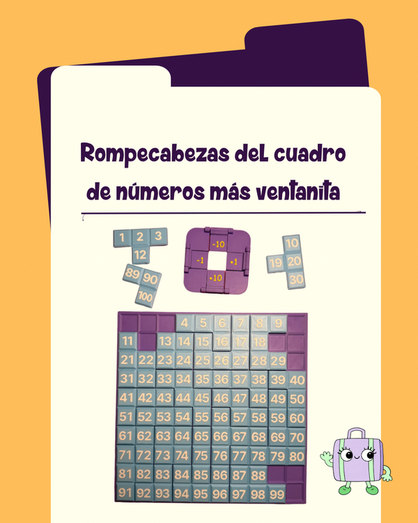 Producto - ROMPECABEZAS NUMÉRICO 1 AL 100 Más ventanita - 0