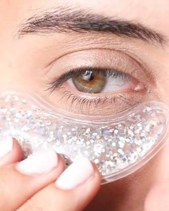 Producto - Parches de gel frío para ojeras con glitter - 1