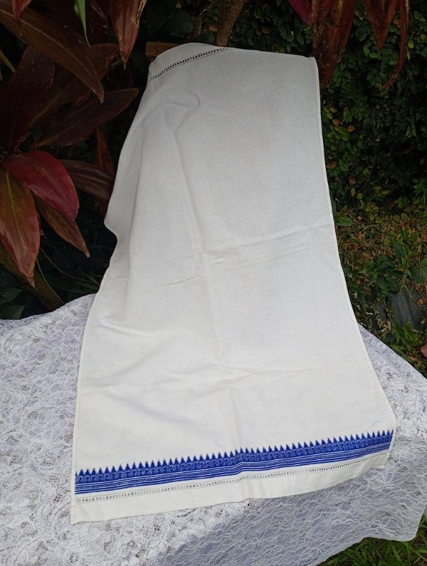 Producto - Toalla bordada azul - 0