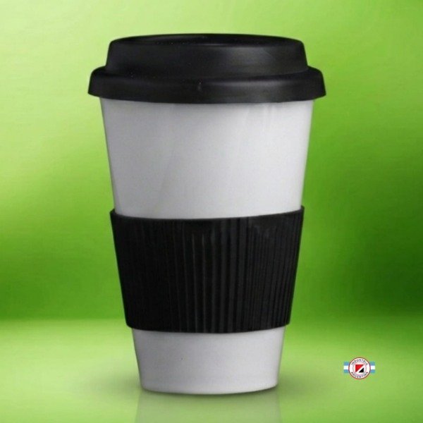 Producto - VASO TÉRMICO SILICONA NEGRO X 12 U