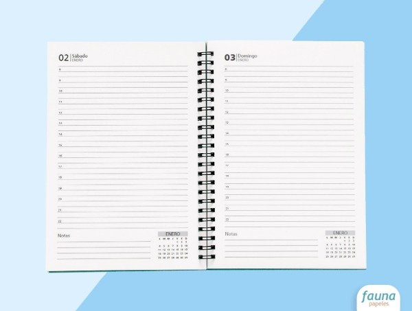 Producto - Agenda Diaria 2027 Horarios