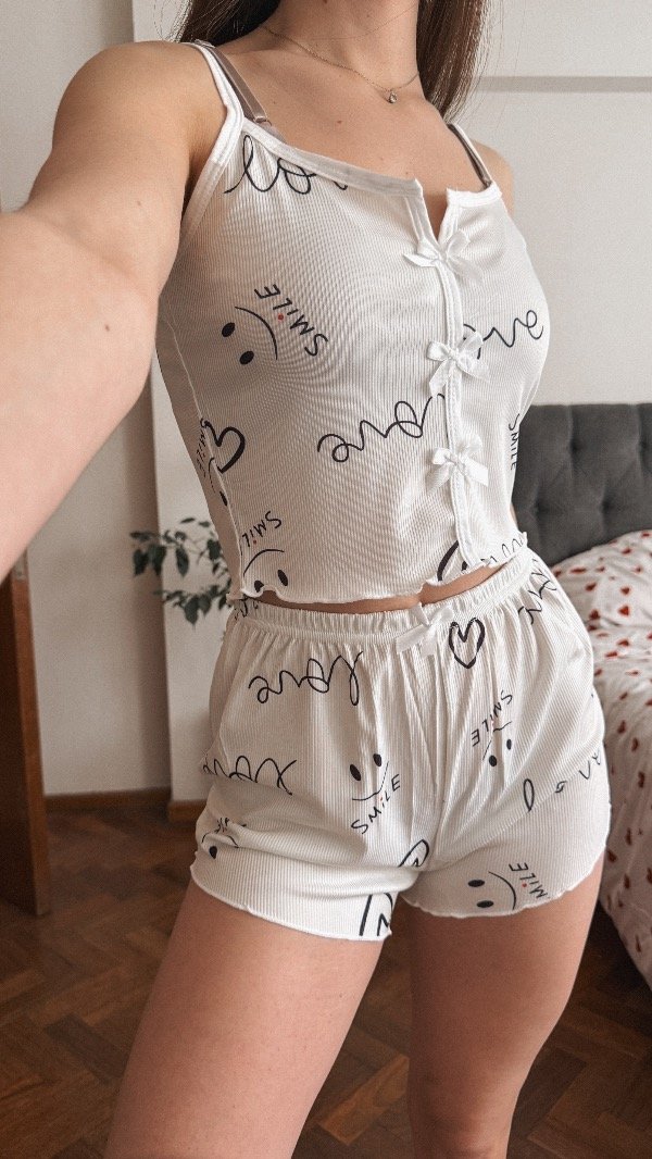 Producto - Pijama Ester short + musculosa (6 ESTAMPAS)