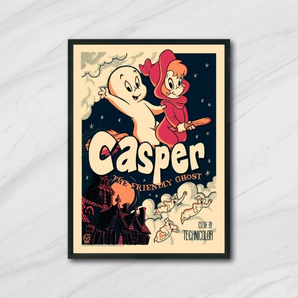 Producto - Cuadro decorativo vintage Casper el fantasma