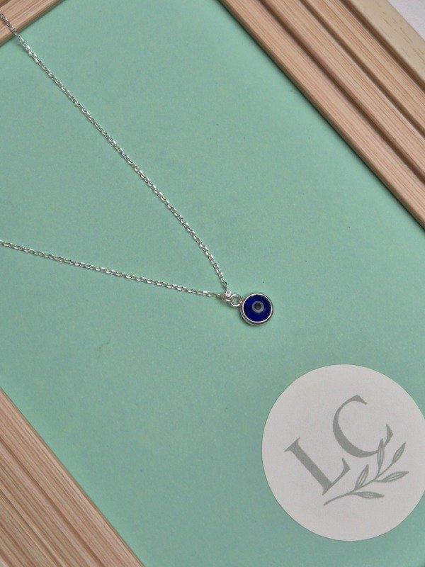 Producto - Cadena c/ Dije Ojo Turco Plata