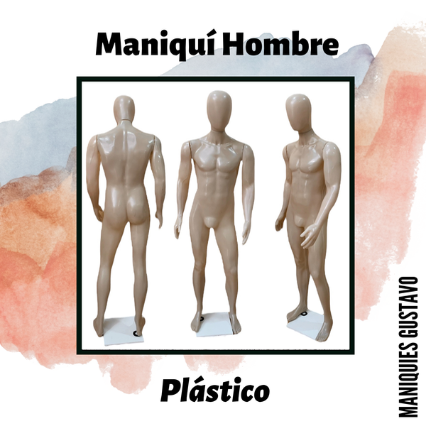 Producto - Maniquí Hombre plástico Musculoso con pasito - 0
