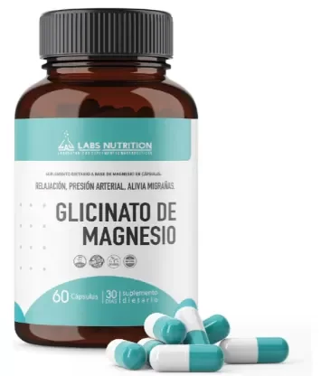 Producto - Bisglicinato de Magnesio 500mg 60 Cápsulas Labs Nutrition