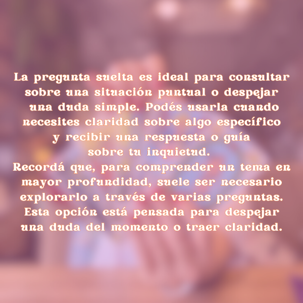 Producto - 1 pregunta al Tarot - 1