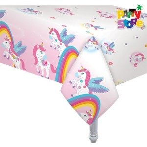 Producto - MANTEL PLASTICO UNICORNIO SWEET 180cm x 130 cm