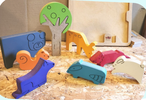 Producto - Rompecabezas bosque 3D gigante