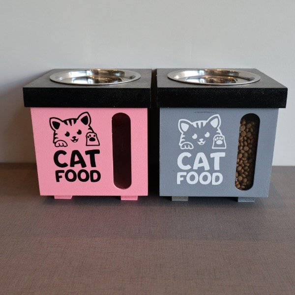 Producto - caja madera contenedora y comedero