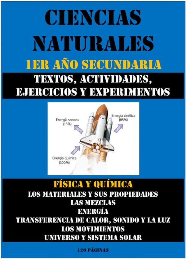 Producto - PACK PDF CIENCIAS NATURALES 1ER AÑO X 7 MATERIALES