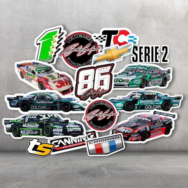 Producto - Calcomanías Stickers Agustin Canapino