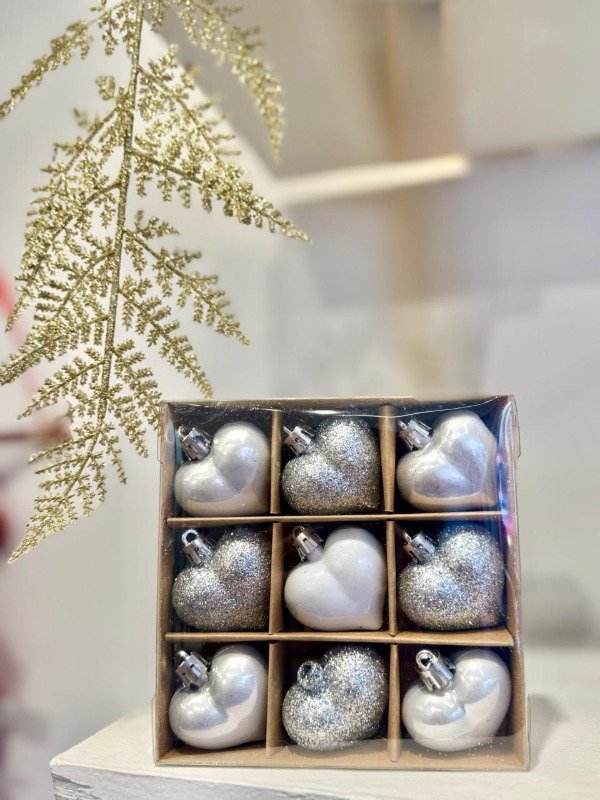 Producto - SET X9 CORAZON - ESTRELLAS 4CM