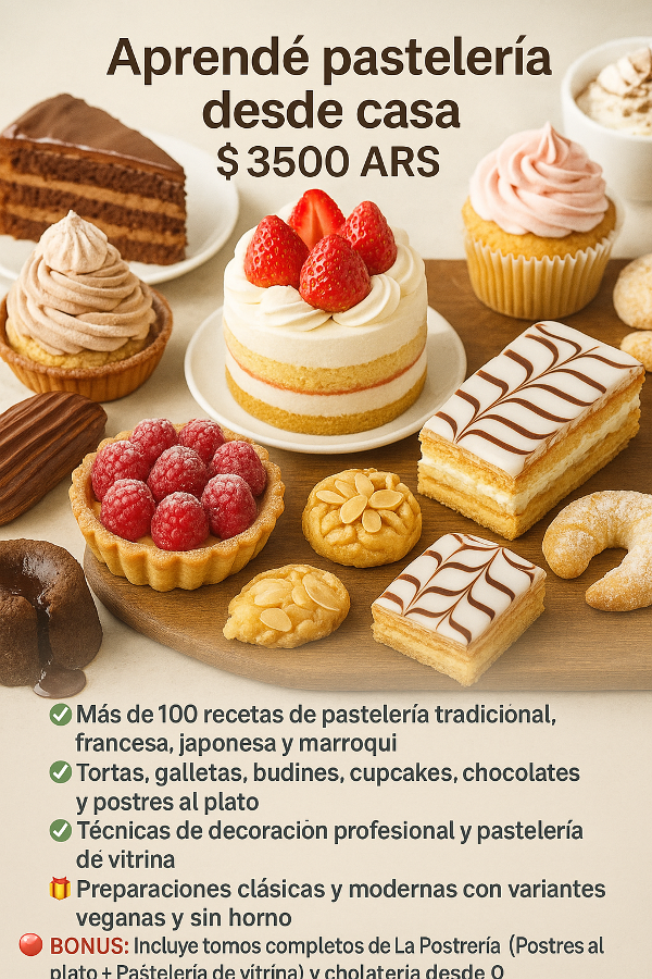 Producto - Aprendé pastelería desde casa