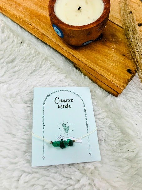 Producto - PULSERA CUARZO VERDE