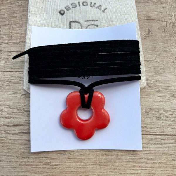 Producto - Choker Florencia rojo