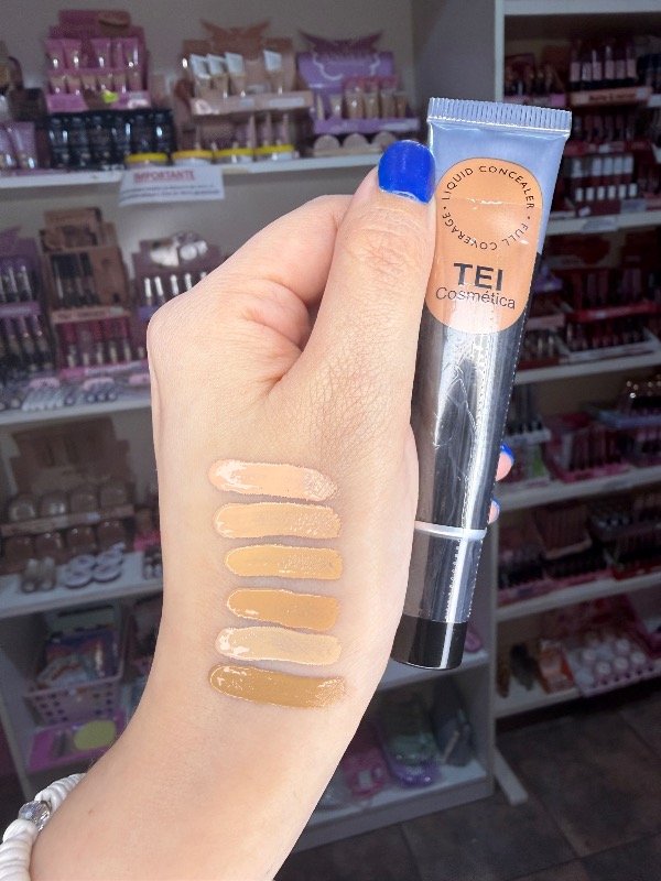 Producto - Corrector líquido alta cobertura Tei pomo - 0
