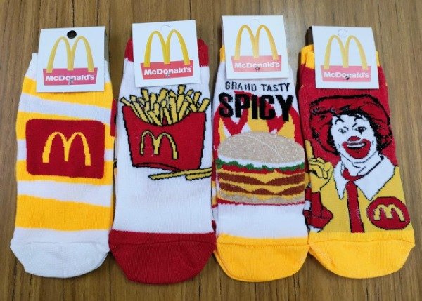 Producto - Docena surtida soquetes temática/ McDonald