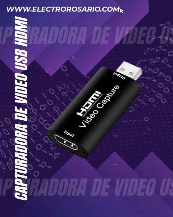 Producto - CAPTURADORA DE VIDEO USB HDMI