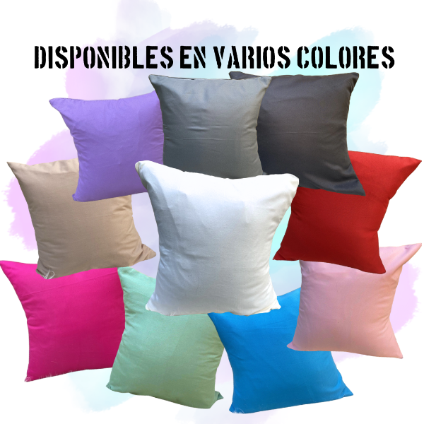 Producto - Almohadones cuadrados de algodón personalizados - 2