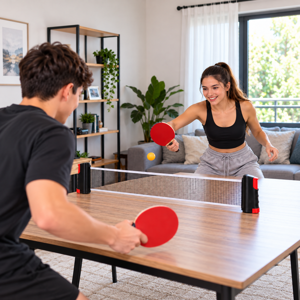 Producto - SET X3 PING-PONG TENNIS FOREST ANTIDESLIZANTE 6 PELOTAS 2 PALETAS - 2